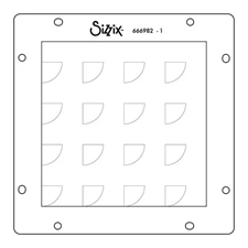 Sizzix Stencil - Rotating Stencil / Candy Kitsch